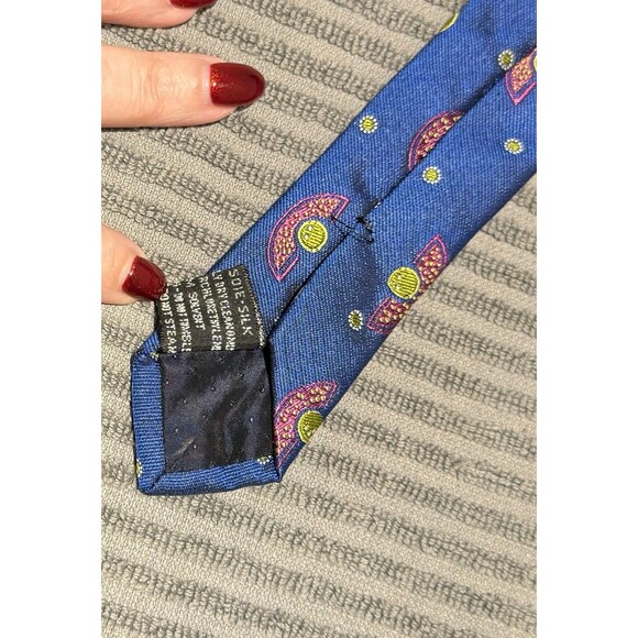Gianni Versace Tie, 100% Silk, Made In Italy. Vintage 90s - Picture 6 of 6
